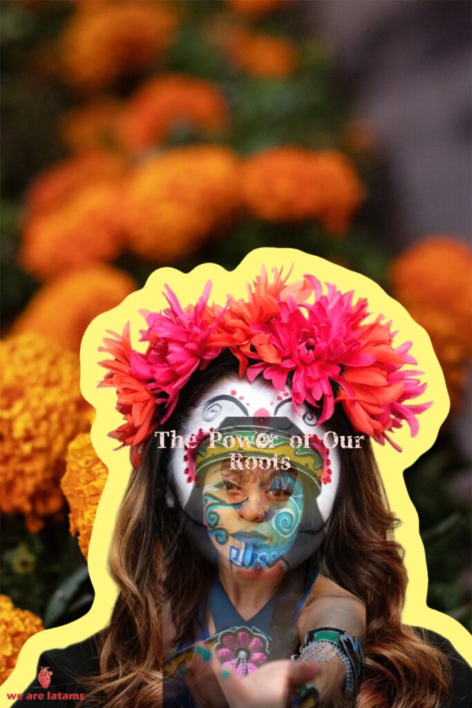 the catrina women with painted face